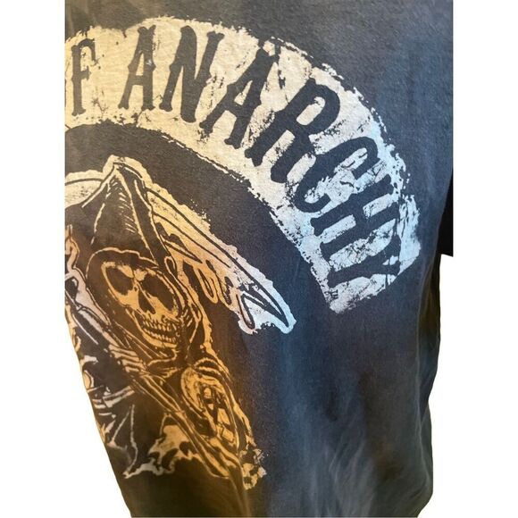 Sons of Anarchy Gray Crewneck T-Shirt Size M - Picture 10 of 10